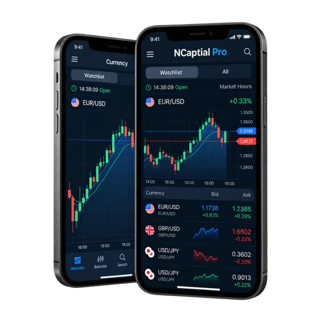 NCapital Pro Trading App interface